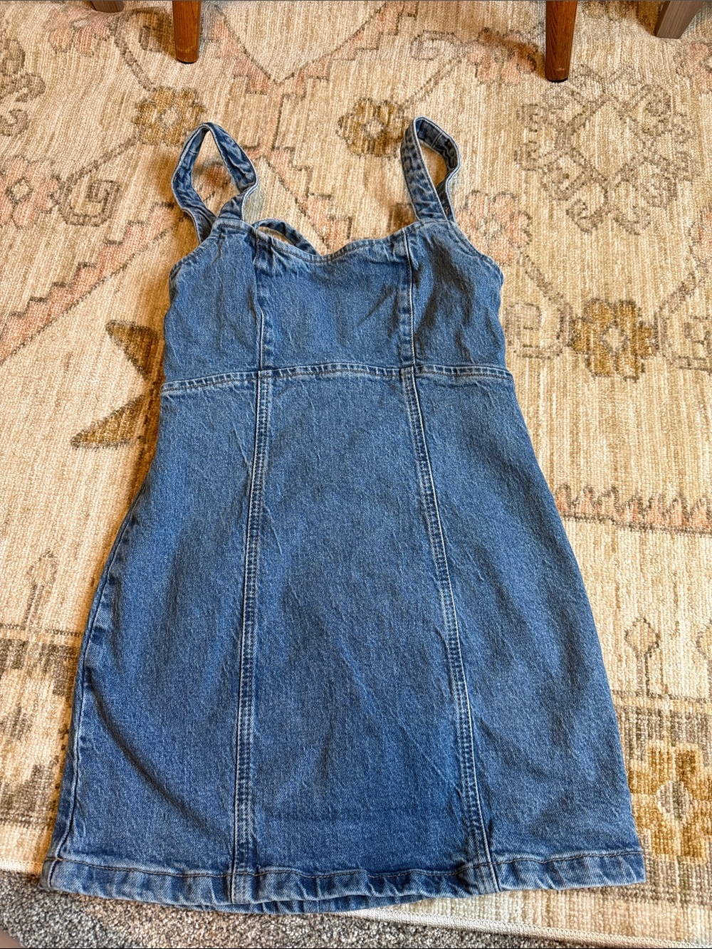 Zara denim mini dress